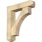 Ekena Millwork Westlake Craftsman Rough Sawn Bracket w/ Offset Brace, Douglas Fir, 8"W x 36"D x 40"H BKT0806X36X40WTL04RDF - alternate 1
